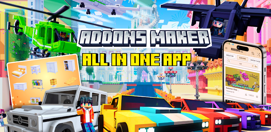 AddOns Maker for Minecraft PE v3.6.4 MOD APK [Unlocked]