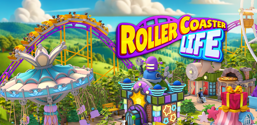 Roller Coaster Life Theme Park v3.3.0 MOD APK [Unlimited Money, Keys, Resources]
