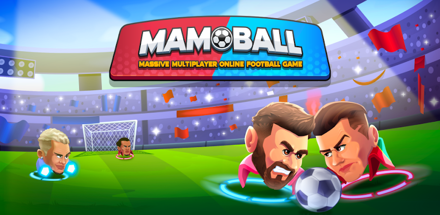 MamoBall 4v4 Online Soccer v4.6.14 MOD APK [PlayerSize x3, Freeze Others Players, MegaKick, NoAds]