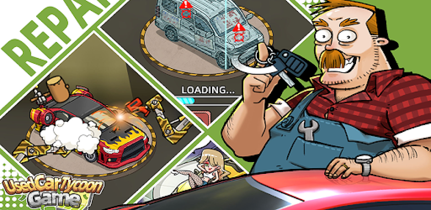 Used Car Tycoon Game v23.7.11 MOD APK [Unlimited Money]