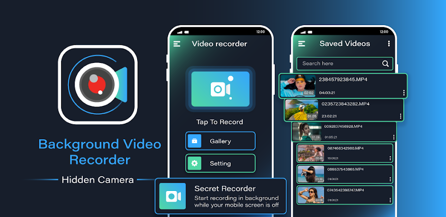 Background Video Recorder Cam v35.2 MOD APK [Premium Unlocked]