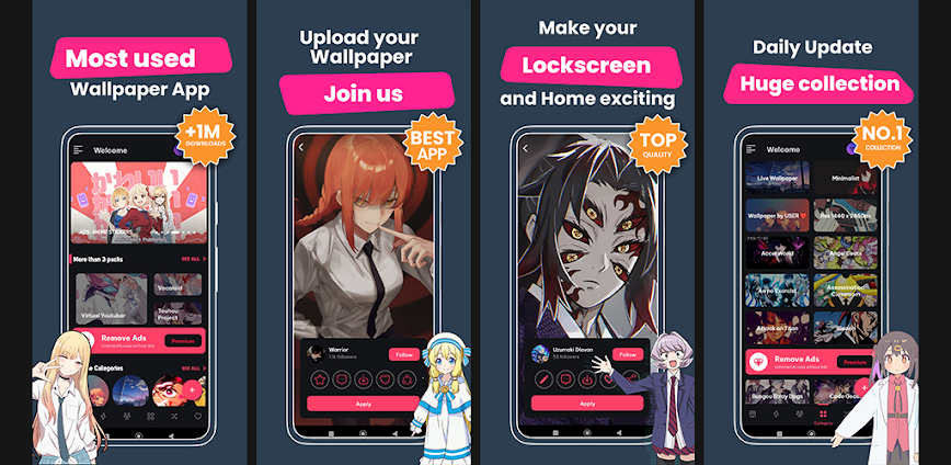 Anime Live Wallpapers vRonin 3.0.0 MOD APK [Premium Unlocked]