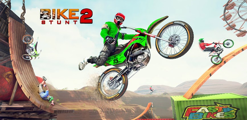Bike Stunt 2 v1.105.0 MOD APK [Unlimited Coins, Free Shopping]