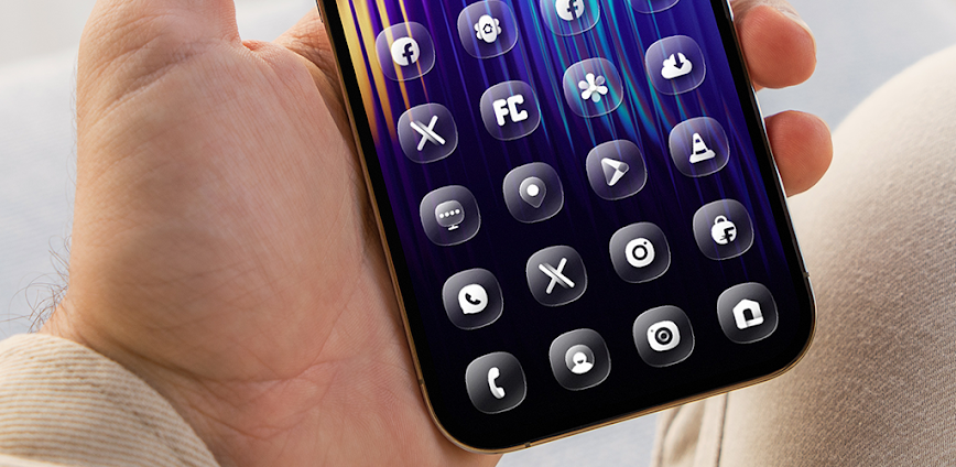 OneUI Glass IconPack v2.1 APK [Full Version]