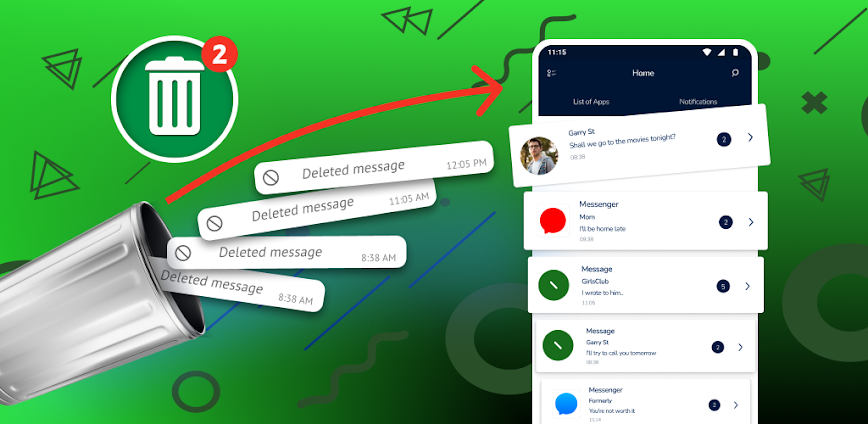 WA Deleted Messages Recovery v1.8.1 MOD APK [Premium Unlocked]