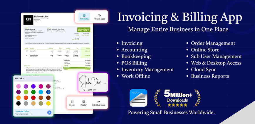 Simple Invoice Manager v5.0.34 MOD APK [Premium Unlocked]