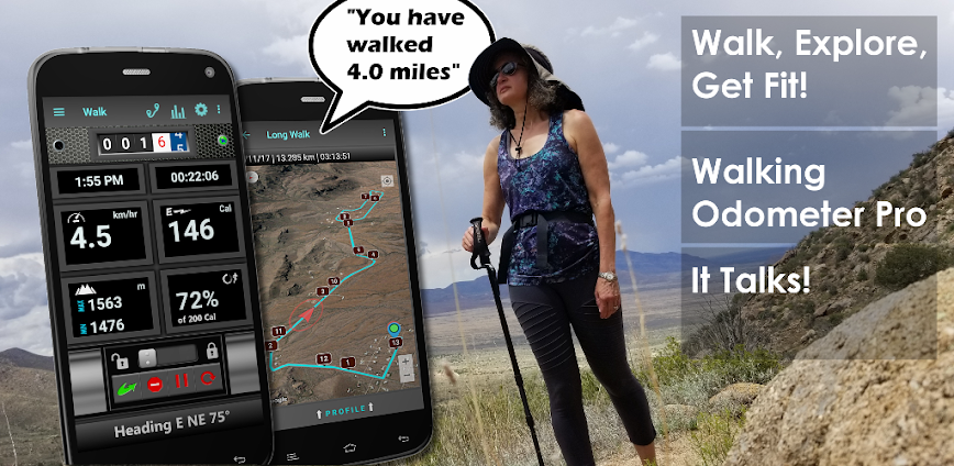 Walking Odometer Pro v1.53 MOD APK [Premium Unlocked]