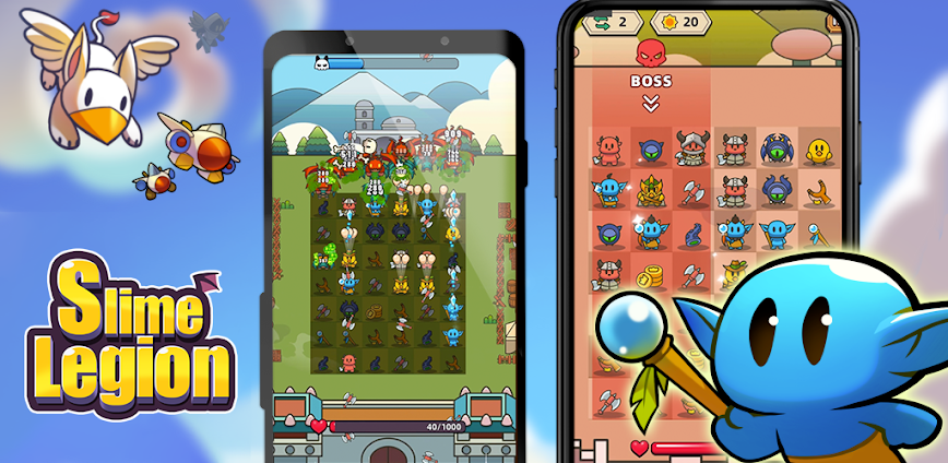 Slime Legion v3.10.0 MOD APK [Menu, Damage, God Mode]