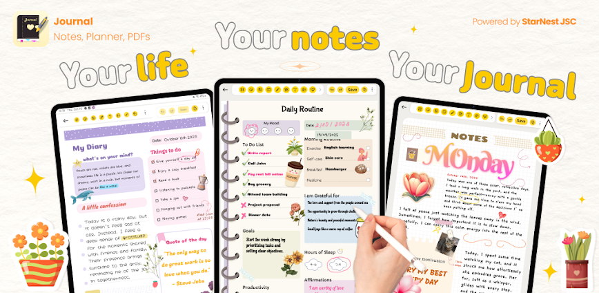Journal: Notes, Planner, PDFs v160 MOD APK [Premium Unlocked]