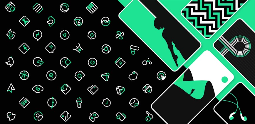 GreenLine Icon Pack v7.1 APK [Full Version]