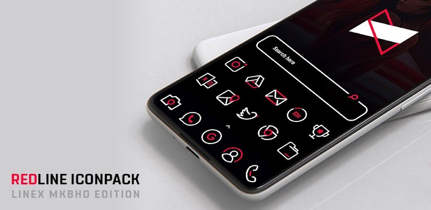 RedLine Icon Pack : LineX v7.1 APK [Full Version]