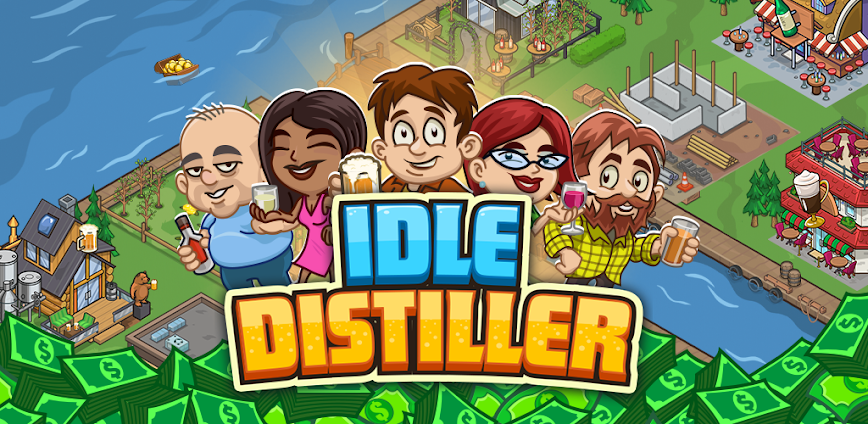 Idle Distiller Tycoon: Factory v3.33.11 MOD APK [Unlimited Gems]