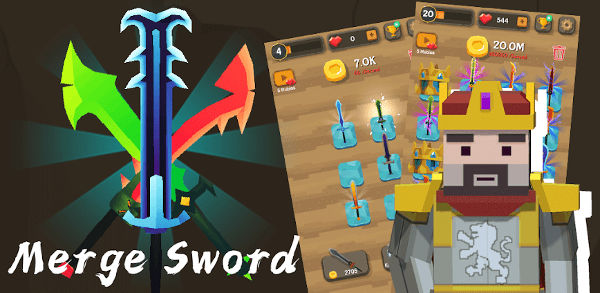 Merge Sword v2.3.8 MOD APK [Instant Achievement Reward]