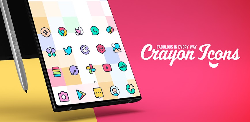 Crayon Icon Pack APK v7.1 [Full Version]