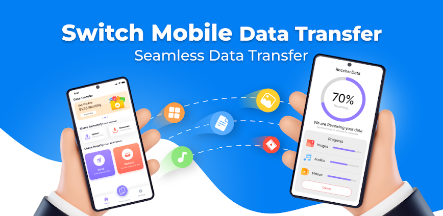 Smart Data Transfer v7.7 MOD APK [Premium Unlocked]