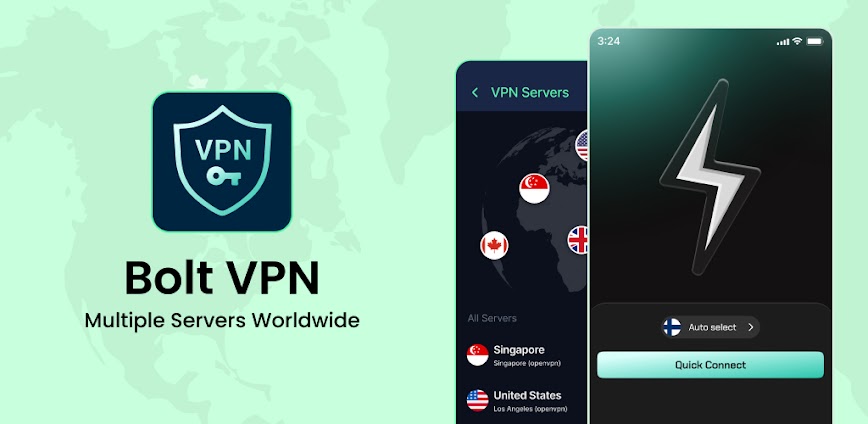 Bolt VPN v2.4.8 MOD APK [Premium Unlocked]