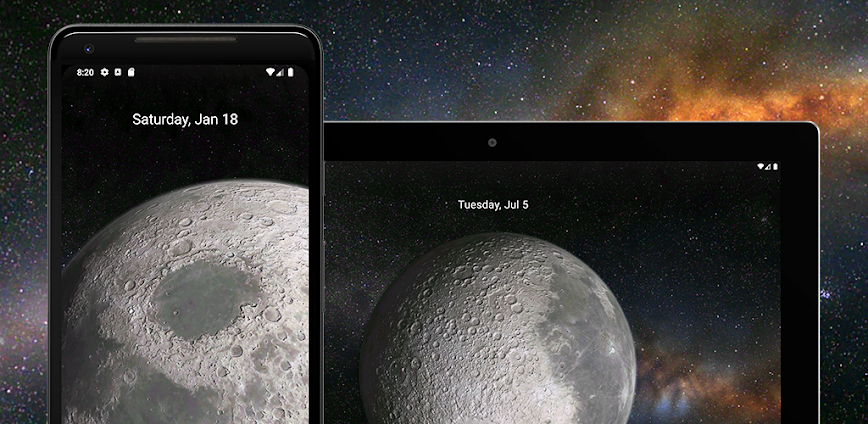 Moon 3D Live Wallpaper v2.2.4.5 MOD APK [Premium Unlocked]