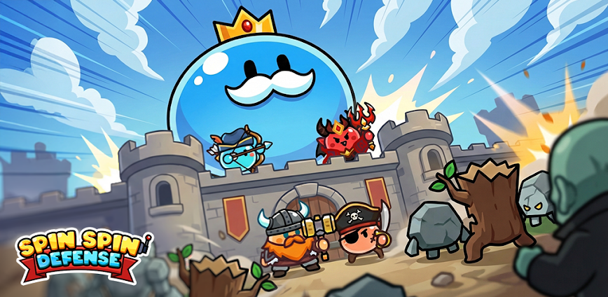 Spin Spin Defense v2.45.1 MOD APK [Menu, Unlimited Currency]