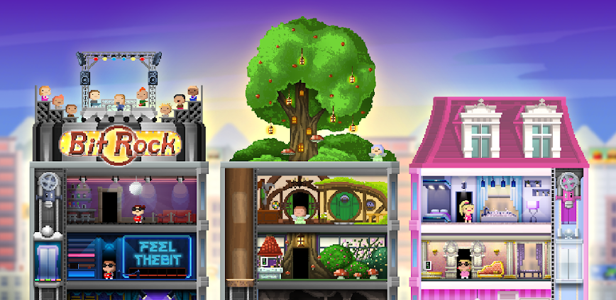 Tiny Tower v7.3.0 MOD APK [Menu, Unlimited All]