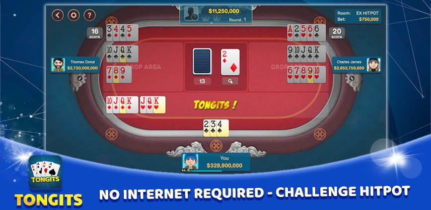 Tongits Offline v2.2.3 MOD APK [Free Rewards]