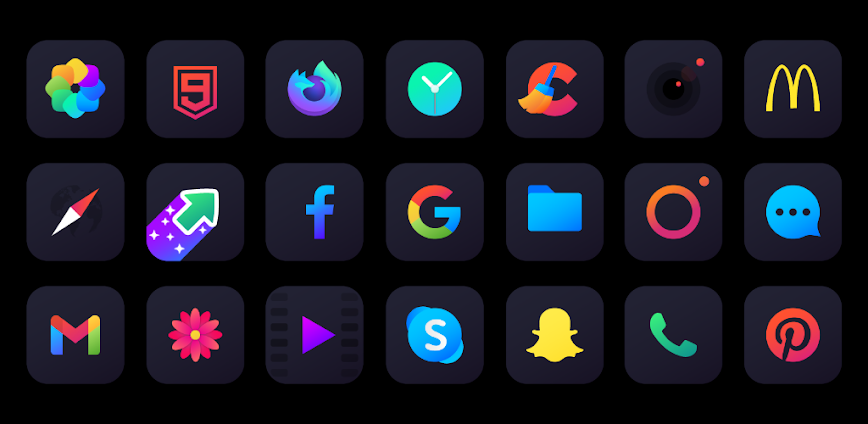 Nova Dark Icon Pack v7.1.8 APK [Full Version]