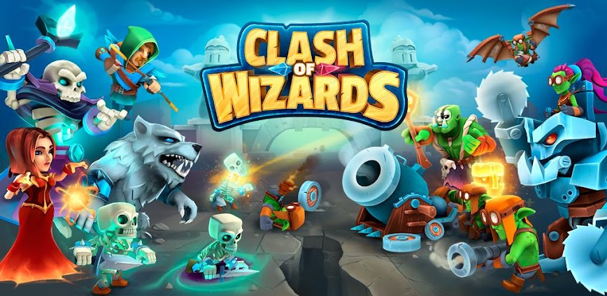 Clash of Wizards v1.79.8 APK [God Mod, Speed Game Multiplier, NoADS]