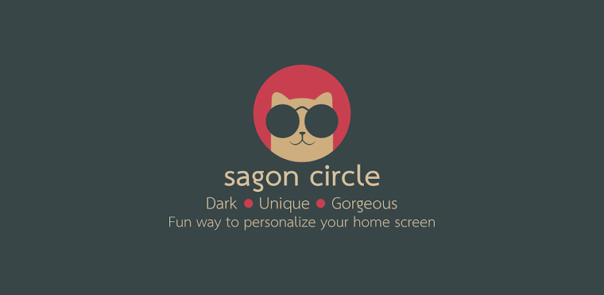 Sagon Circle: Dark Icon Pack APK v16.8 [Full Version]