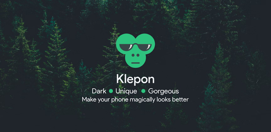 Klepon: Dark Icon Pack v16.8 APK [Full Version]