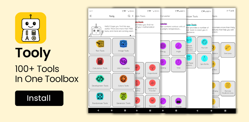 Tooly All In One Tool Box v1.35 MOD APK [Premium Unlocked]