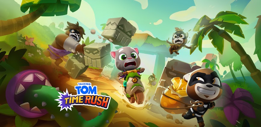 Talking Tom Time Rush MOD APK v1.4.5.18472 [Unlimited Money]