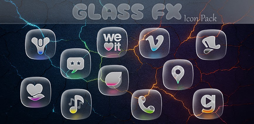 GlassFX Icon Pack v1.0.6 APK [Full Version]