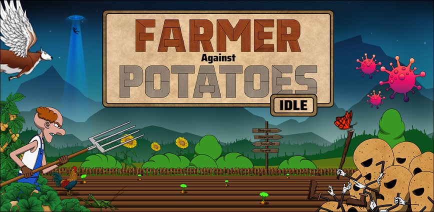 Farmer Against Potatoes Idle v1.0521 MOD APK [Unlimited Money]