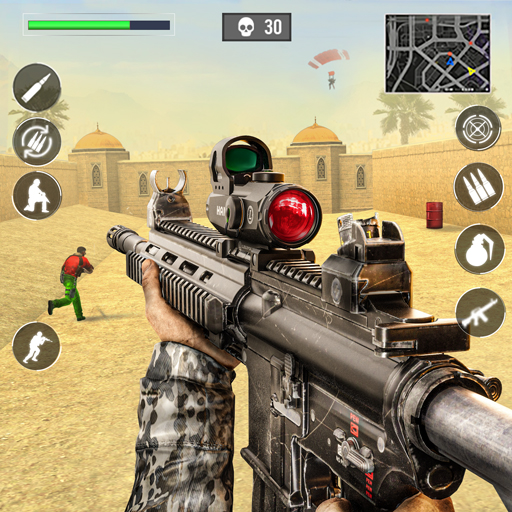 Gun Games Army v1.3.5 MOD APK [God Mode, Dumb Enemy]