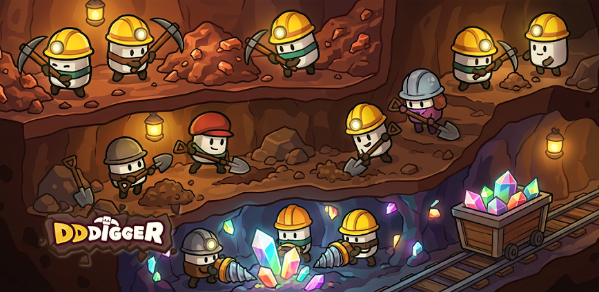 DDDigger v1.3.8 MOD APK [Menu, Unlimited Skill Upgrade, Skill Summon]