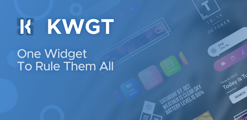 KWGT Kustom Widget Maker v3.82b603417 MOD APK [Pro Unlocked]