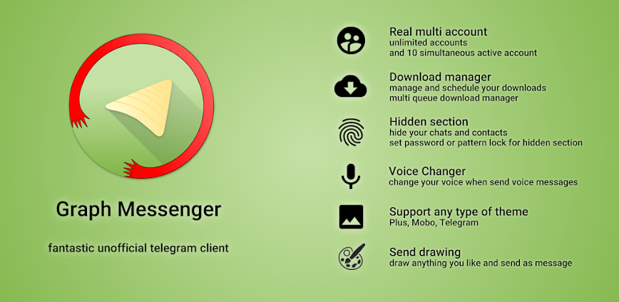 Graph Messenger v12.3.1.0 MOD APK [Premium Unlocked]