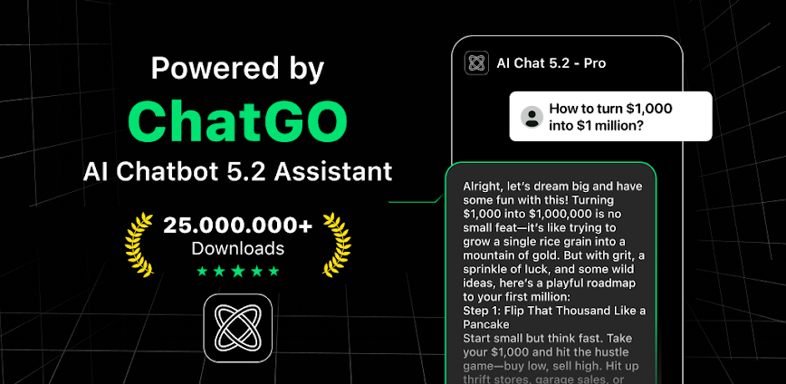 ChatGO AI Chatbot Assistant [Chat GPT] v6.1.1.1 MOD APK [Premium Unlocked]