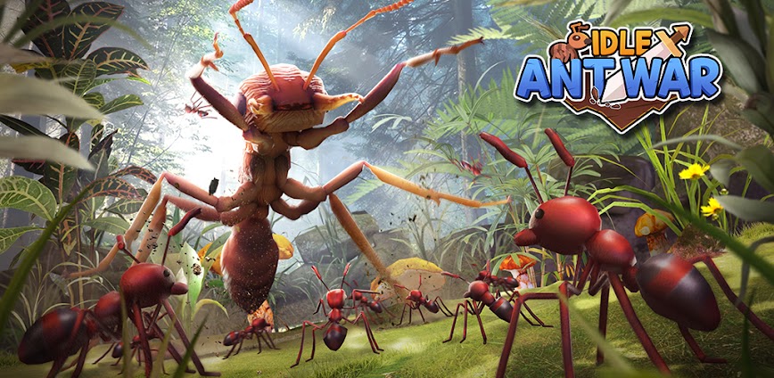 Idle Ant War v9.1 MOD APK [Unlimited Gems]