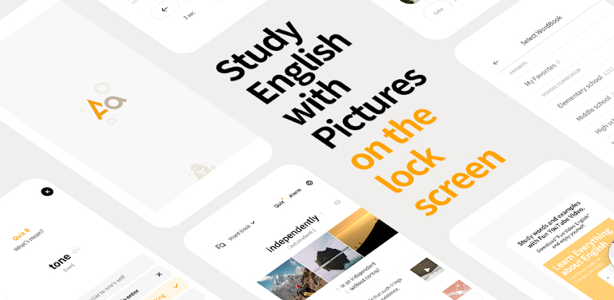 Lockscreen English Dictionary v1.9.8 MOD APK [Premium Unlocked]