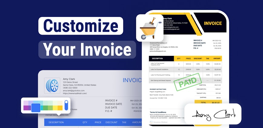 My Invoice Generator & Invoice v1.02.55.0207 MOD APK [Premium Unlocked]