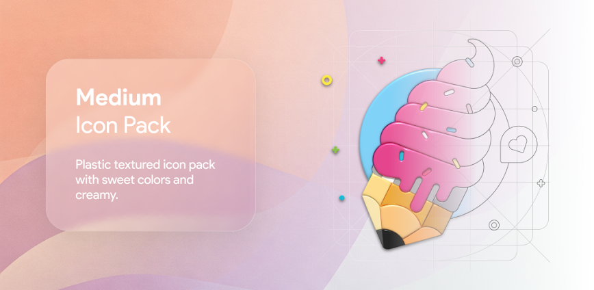 Medium Icon Pack v3.3.42 APK [Full Version]