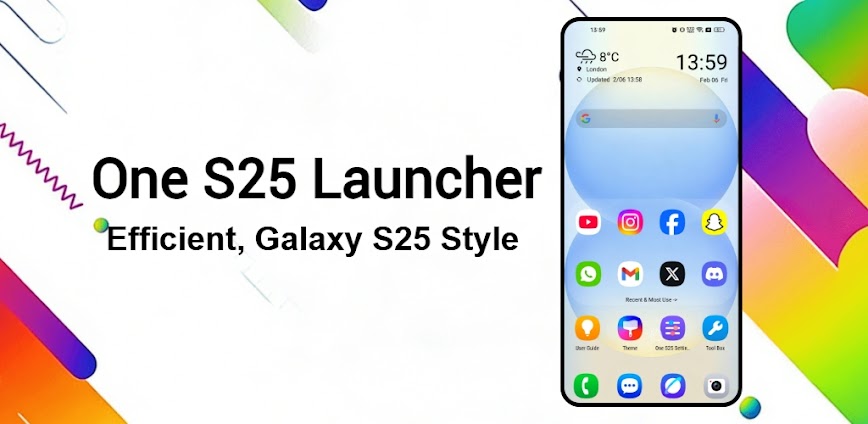 One S25 Launcher MOD APK v4.7 [Premium Unlocked]