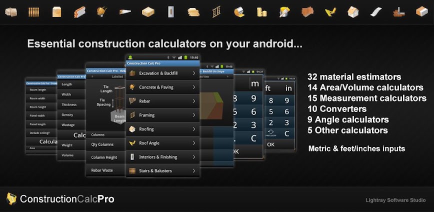 Construction Calculator Pro v7.29 APK [Full Version]