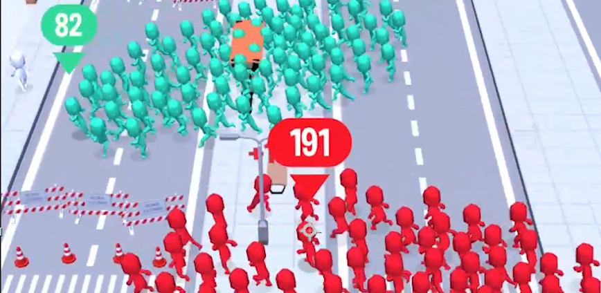 Crowd City v2.9.47 MOD APK [Always Top1, Unlocked Skins, Time]