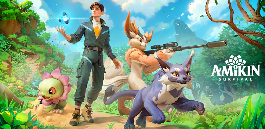 Amikin Survival v1.7.1 MOD APK [Damage & Defense Multiplier, Speed]