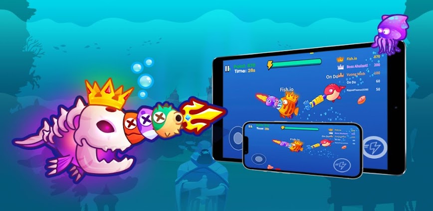 Fish.IO v2.0.8 MOD APK [Menu, Unlimited Energy, Speed]