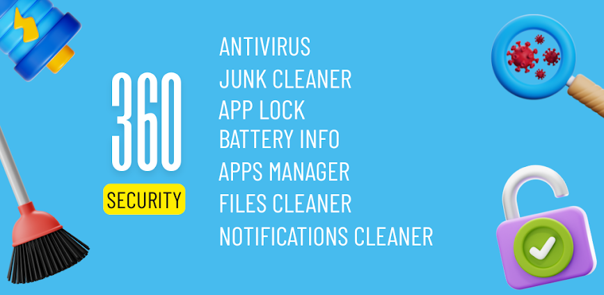 Antivirus 2026, 360 Security v3.6 MOD APK [Premium Unlocked]