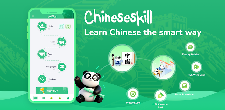 Learn Chinese ChineseSkill v6.6.41 MOD APK [Premium Unlocked]