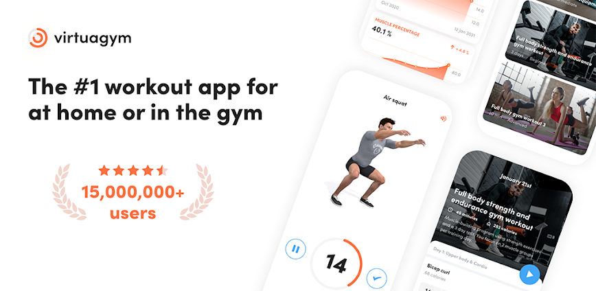 Virtuagym Fitness v12.0.1 MOD APK [Pro Unlocked]