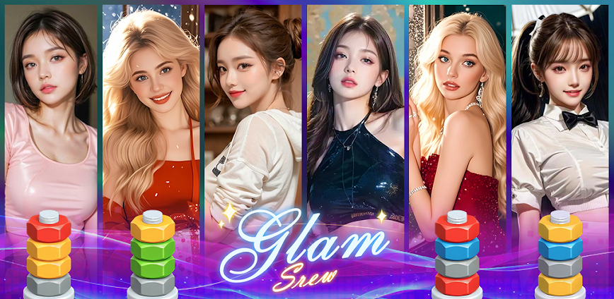 Glam Screw Puzzle v1.1.7 MOD APK [Menu, Unlimited All]